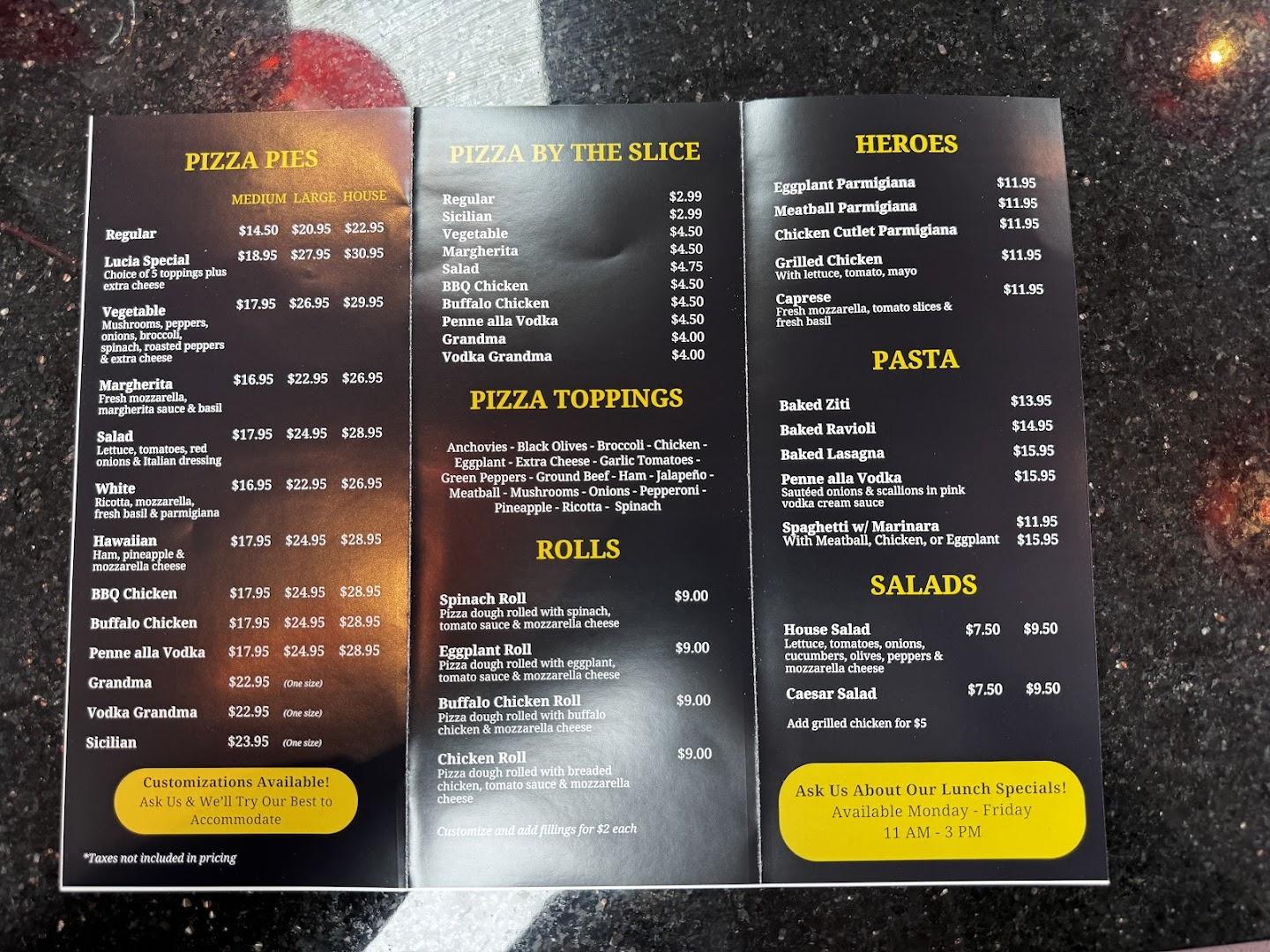 Lucia Pizza